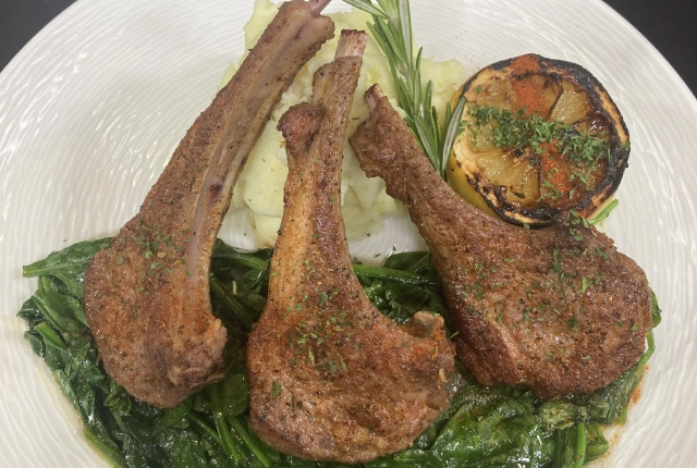 Cajun Buttered Lamb Chops