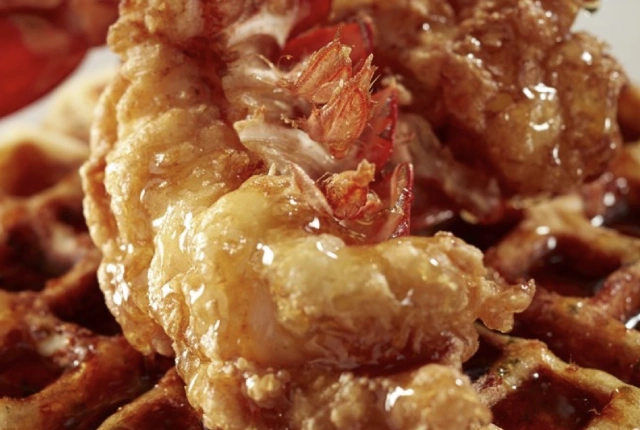 Fried lobster & waffles